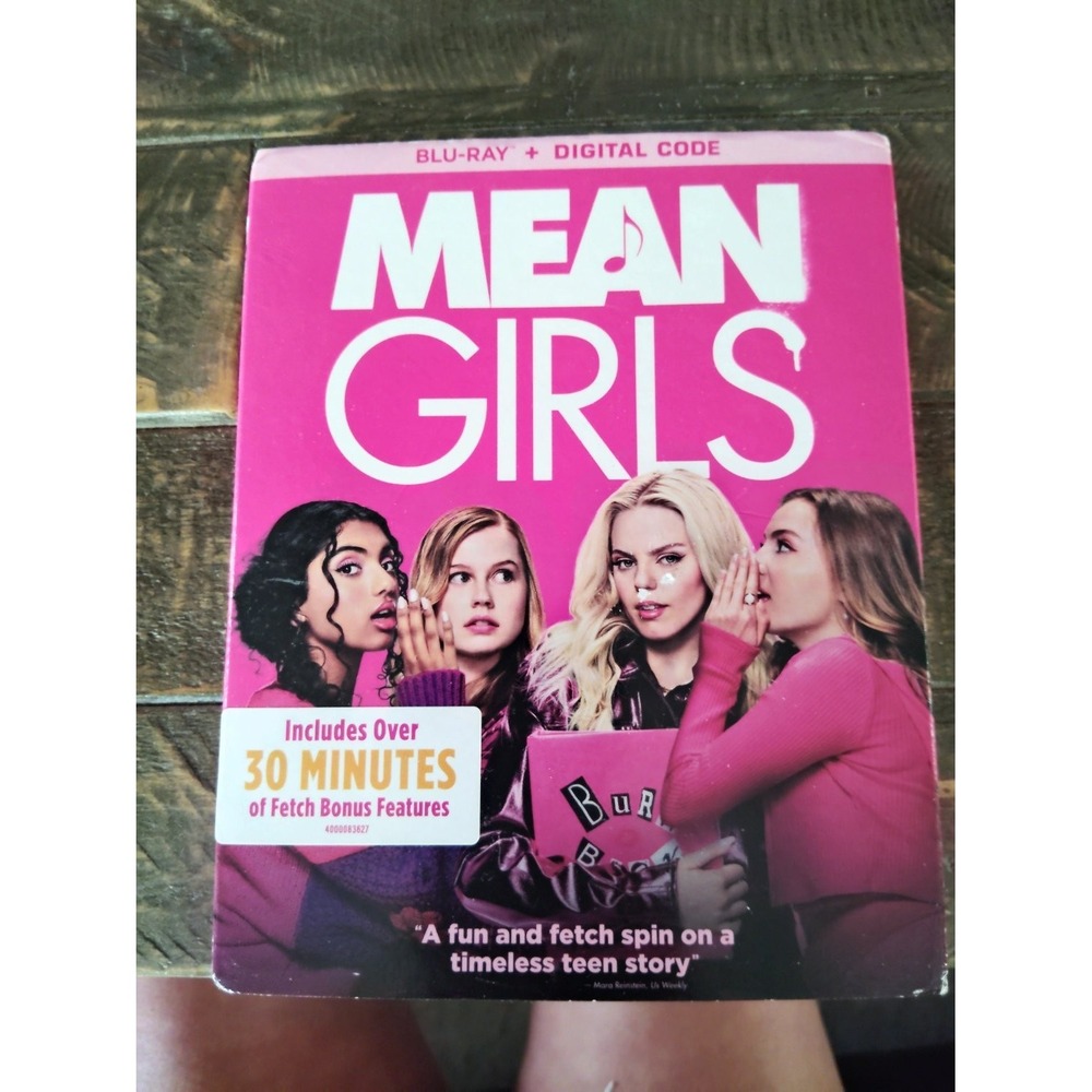Mean Girls 2024 Musical Blu-ray Movie with Slipcover Reneé Rapp Paramount